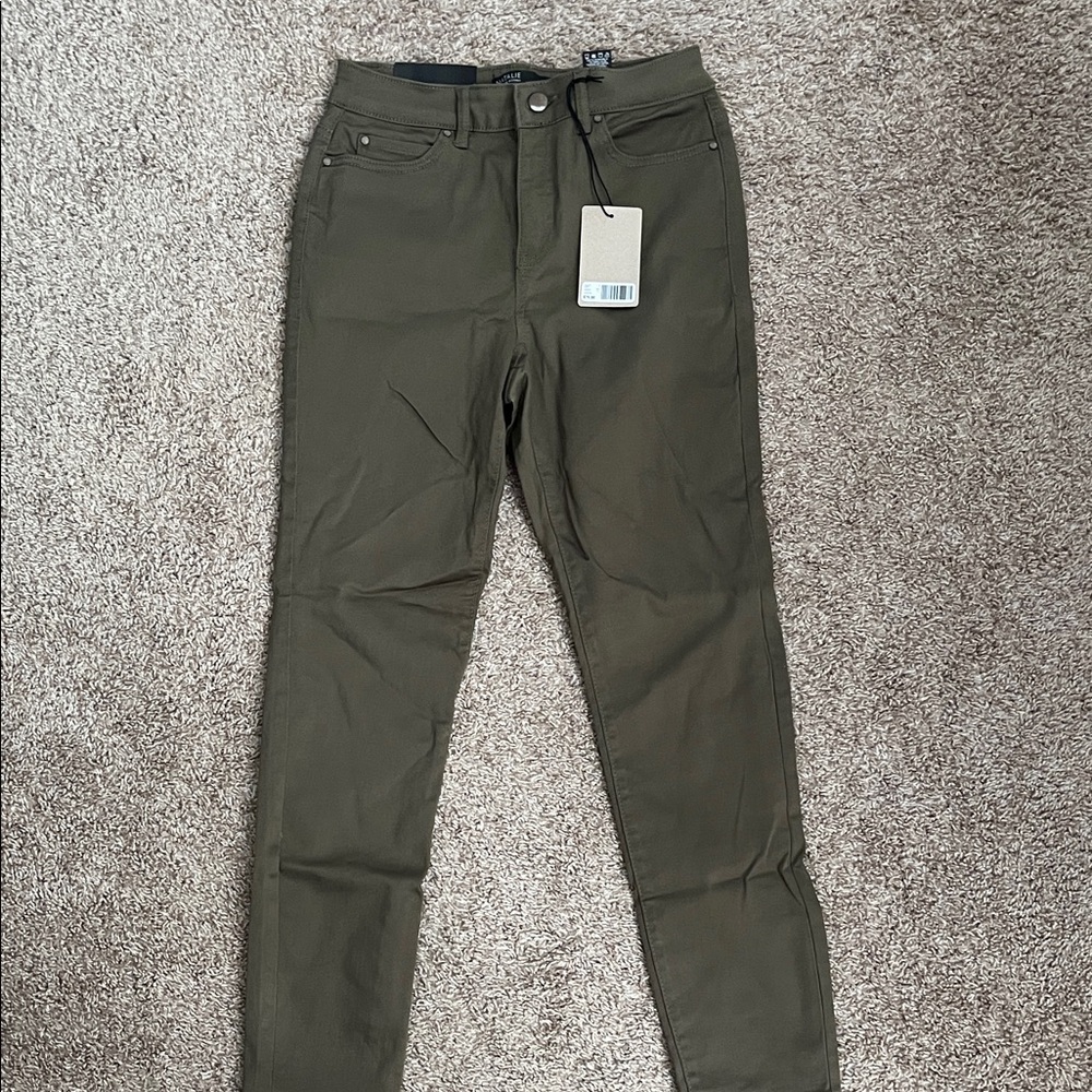 RW&CO. Khaki High Rise Leggings